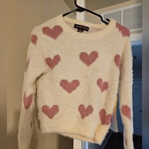 Brand new heart sweater